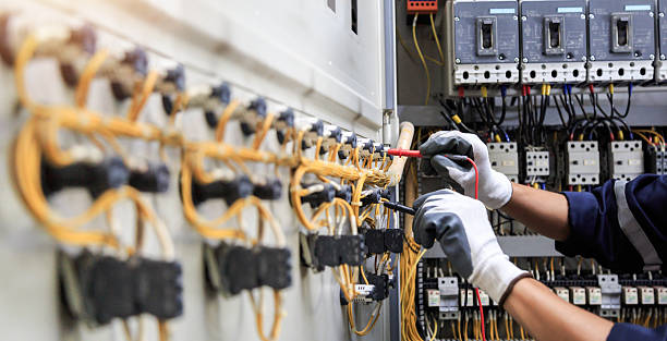 Professional Electrician technician working in Nibley, UT